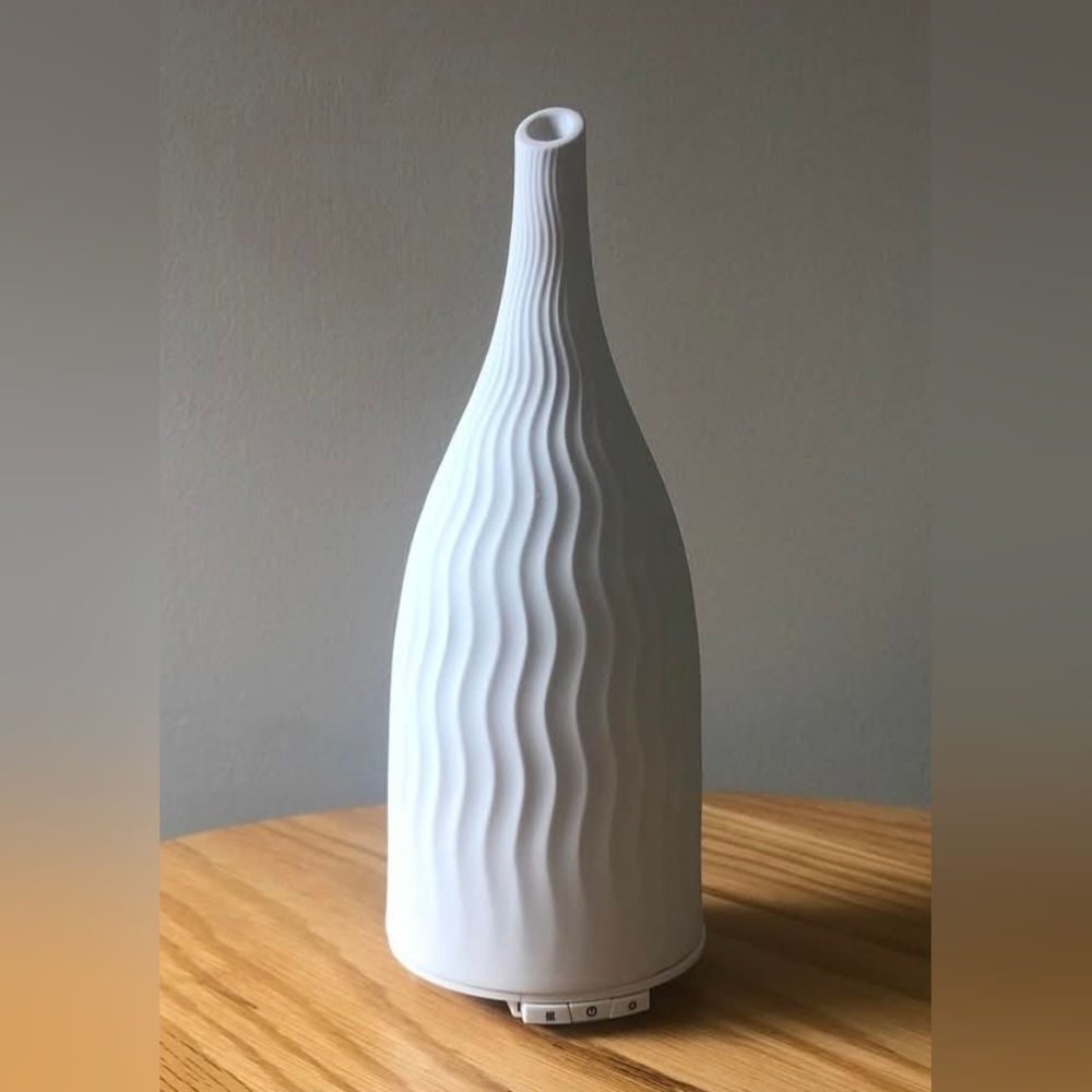 SpaRoom  Grey  Ceramic Ultrasonic Essential Oil Diffuser 120 ML